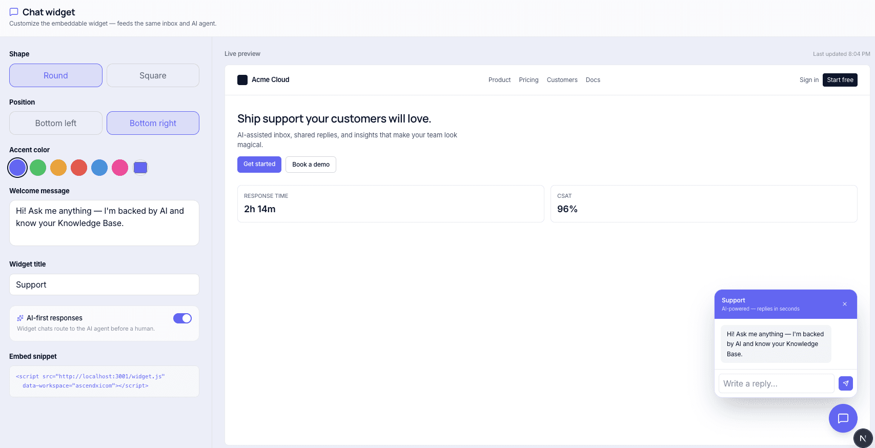 HelpDesk AI — screenshot 4 of 4