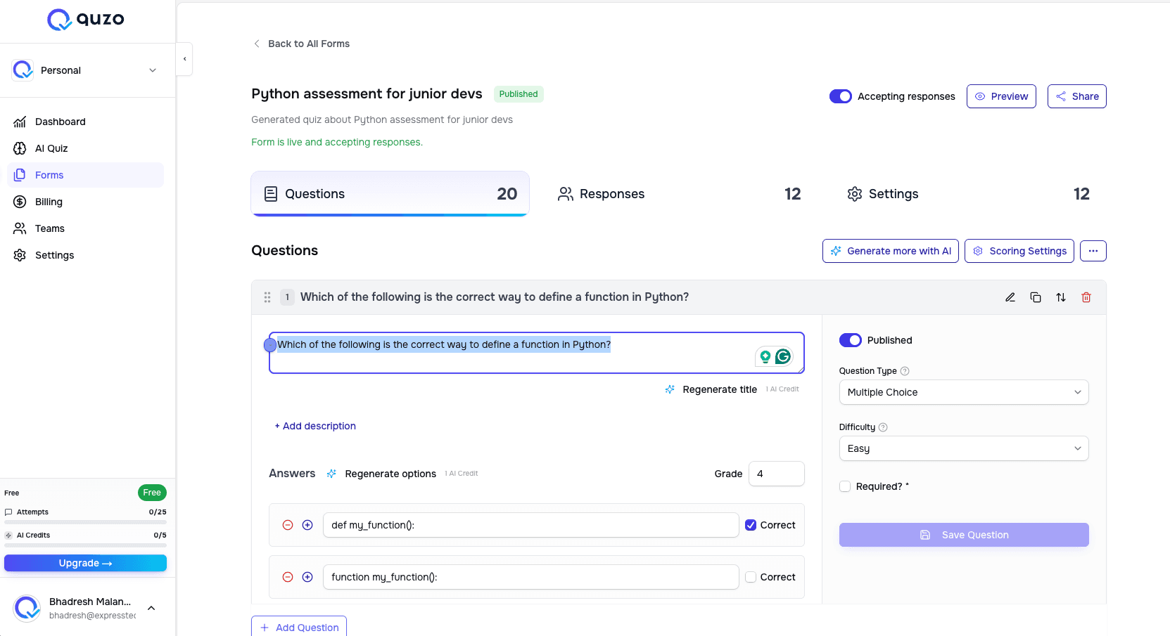 Quzo.ai — screenshot 4 of 6