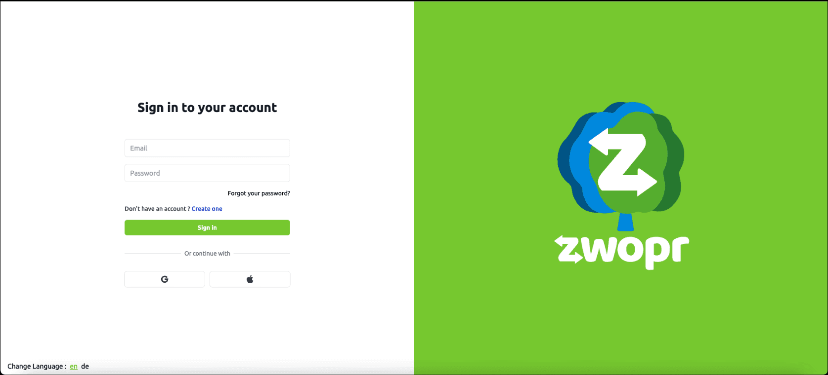ZWOPR Admin Solution — screenshot 1 of 1