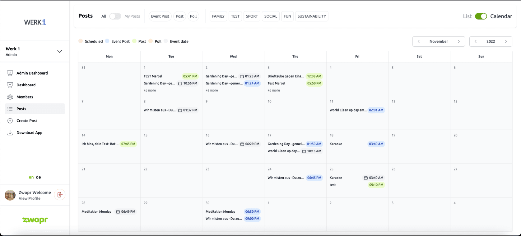ZWOPR Admin Solution — screenshot 6 of 7
