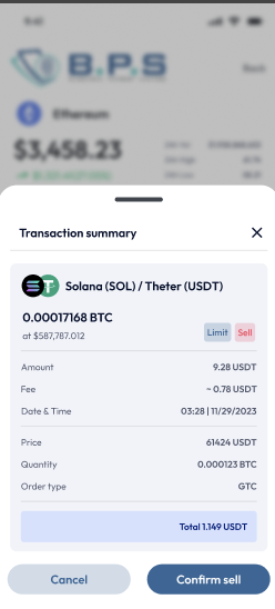 BPS Trading Platform — Interface 14