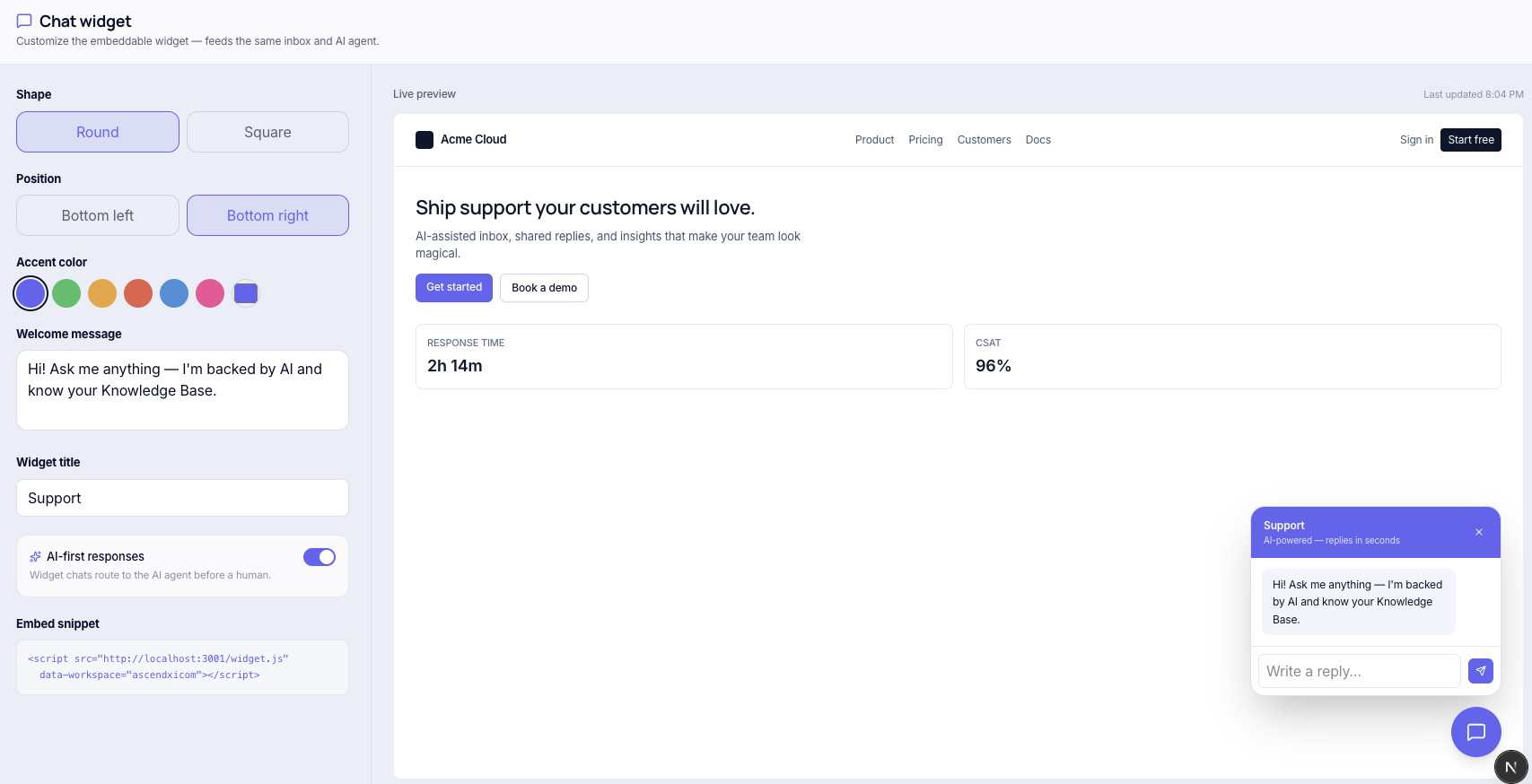HelpDesk AI — Interface 04