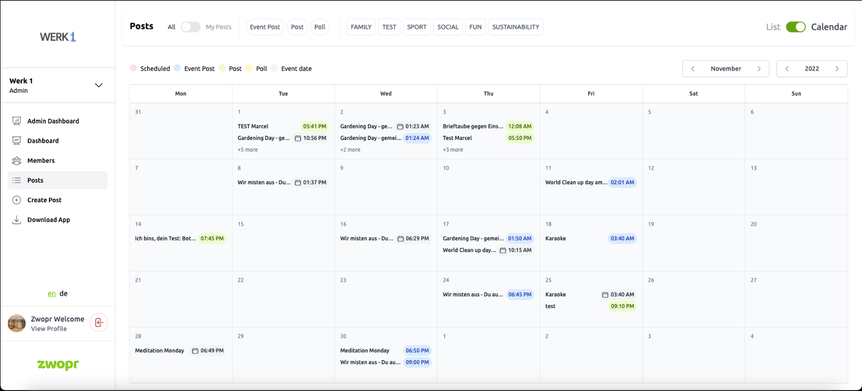 ZWOPR Admin Solution — Interface 06